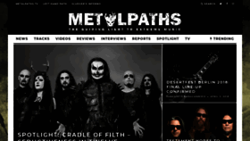 What Metalpaths.com website looked like in 2021 (2 years ago)