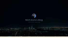 What Michiknows.com website looked like in 2021 (2 years ago)