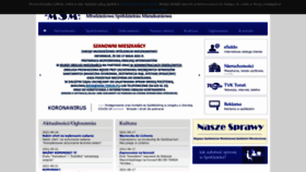 What Msm.torun.pl website looked like in 2021 (2 years ago)