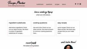 What Mijorecipes.com website looked like in 2021 (2 years ago)