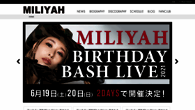 What Miliyah.com website looked like in 2021 (2 years ago)