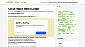 What Mobilehomedoctor.com website looked like in 2021 (2 years ago)