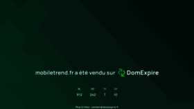What Mobiletrend.fr website looked like in 2021 (2 years ago)