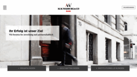 What Mmwarburg.de website looked like in 2021 (2 years ago)