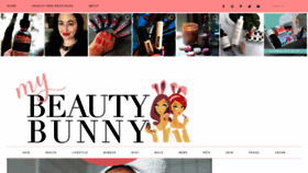 What Mybeautybunny.com website looked like in 2021 (2 years ago)