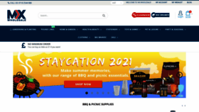 What Mxwholesale.co.uk website looked like in 2021 (3 years ago)
