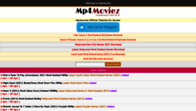 What Mp4moviez.bz website looked like in 2021 (2 years ago)