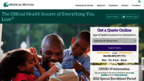 What Medmutual.com website looked like in 2021 (2 years ago)