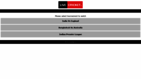 What Mob.livecricket.is website looked like in 2021 (2 years ago)