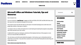 What Msoffice-tutorial-training.com website looked like in 2021 (2 years ago)