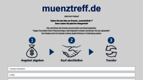 What Muenztreff.de website looked like in 2021 (2 years ago)