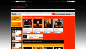 What Musicjuice.com website looked like in 2021 (2 years ago)
