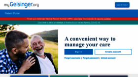 What Mygeisinger.org website looked like in 2021 (2 years ago)