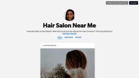 What Myemohairstyles.com website looked like in 2021 (2 years ago)