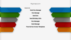 What Myscraps.co.in website looked like in 2021 (2 years ago)