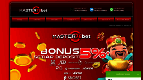 What Master78bet.com website looked like in 2021 (2 years ago)