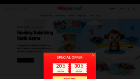 What Mayoulove.com website looked like in 2021 (2 years ago)