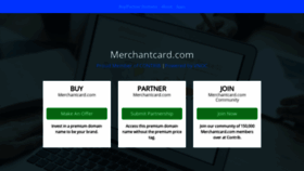 What Merchantcard.com website looked like in 2021 (2 years ago)