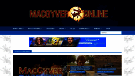 What Macgyveronline.com website looked like in 2021 (2 years ago)
