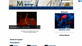 What Michel-ange.net website looked like in 2021 (2 years ago)