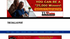 What Mydallaspost.com website looked like in 2021 (2 years ago)
