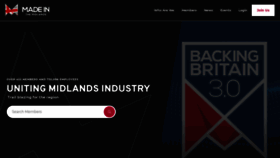 What Madeinthemidlands.com website looked like in 2021 (2 years ago)