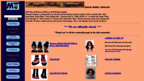 What Monique.com website looked like in 2021 (2 years ago)