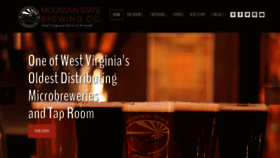 What Mountainstatebrewing.com website looked like in 2021 (2 years ago)