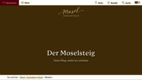 What Moselsteig.de website looked like in 2021 (2 years ago)
