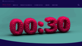 What Merck.de website looked like in 2021 (5 years ago)