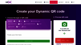 What Me-qr.com website looked like in 2021 (2 years ago)