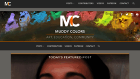 What Muddycolors.com website looked like in 2021 (2 years ago)