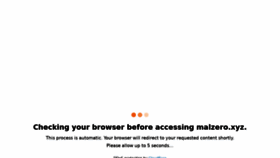 What Malzero.xyz website looked like in 2021 (2 years ago)