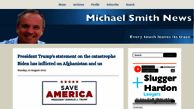 What Michaelsmithnews.com website looked like in 2021 (2 years ago)