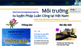 What Moitruongphapluancongvn.org website looked like in 2021 (2 years ago)