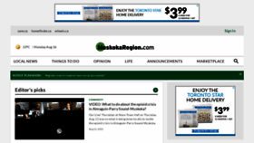What Muskokaregion.com website looked like in 2021 (2 years ago)