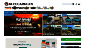 What Modsgaming.us website looked like in 2021 (2 years ago)