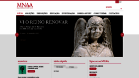 What Museudearteantiga.pt website looked like in 2021 (2 years ago)