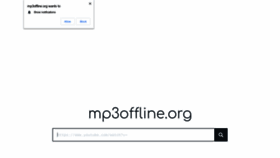 What Mp3offline.org website looked like in 2021 (2 years ago)