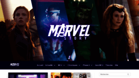 What Marvelstory.fr website looked like in 2021 (2 years ago)