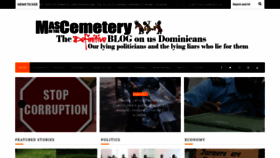 What Masinthecemetery.com website looked like in 2021 (2 years ago)