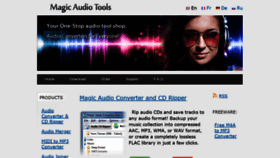 What Magicaudiotools.com website looked like in 2021 (2 years ago)