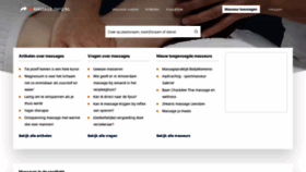 What Massage-info.nl website looked like in 2021 (2 years ago)