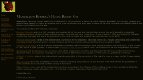 What Mherrera.org website looked like in 2021 (4 years ago)