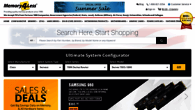 What Memory4less.com website looked like in 2021 (2 years ago)