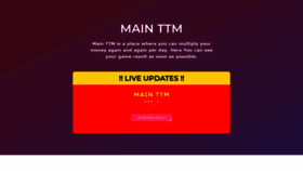 What Mainttm.com website looked like in 2021 (2 years ago)