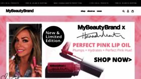 What Mybeautybrand.com website looked like in 2021 (2 years ago)