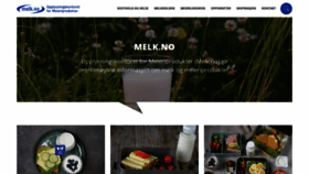 What Melk.no website looked like in 2021 (2 years ago)