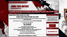 What Mariafixedmatches.com website looked like in 2021 (2 years ago)