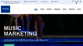 What Musicmarketing.ca website looked like in 2021 (2 years ago)